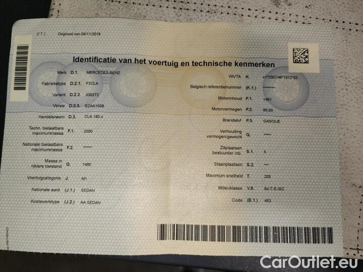 Mercedes  CLA-Klasse CLA CLA 180 d DCT Business Solution 85kW/116pk  4D/P Auto-7 #12