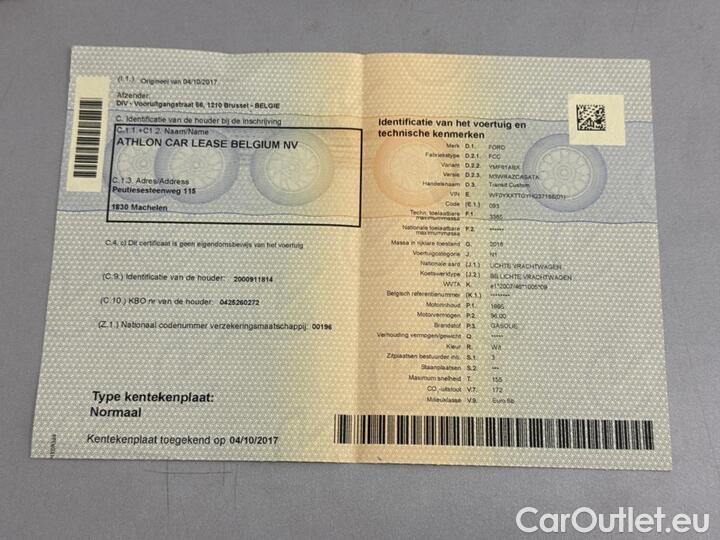 Ford  Transit  CUSTOM 340S FOU SWB DSL 2.0 TDCi L1H1 Trend 96kw/130pk 5D/P M6 #11