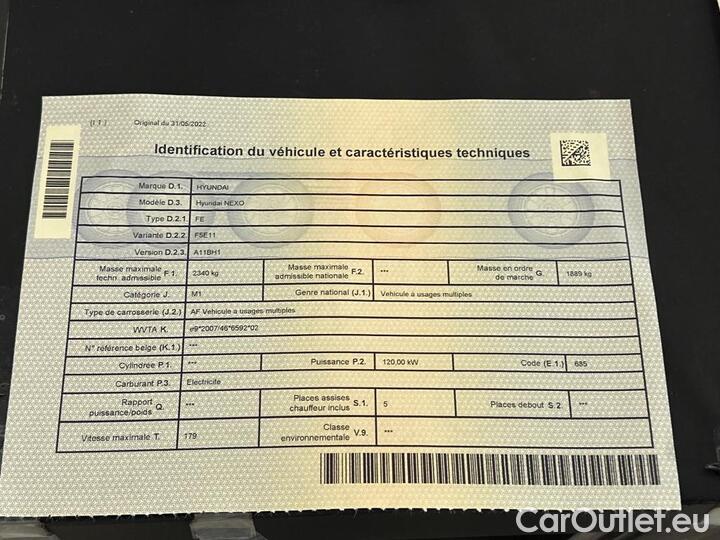 Hyundai  NEXO  FCEV 1 (Hydrogen) 120kW/163pk  5D/P Auto-1 #12