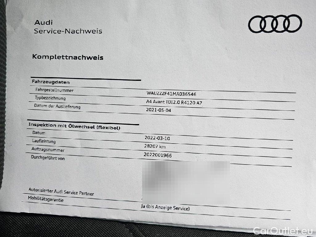 Audi  A4  Avant 35 TDI advanced 2.0 TDI 120KW AT7 E6d #42