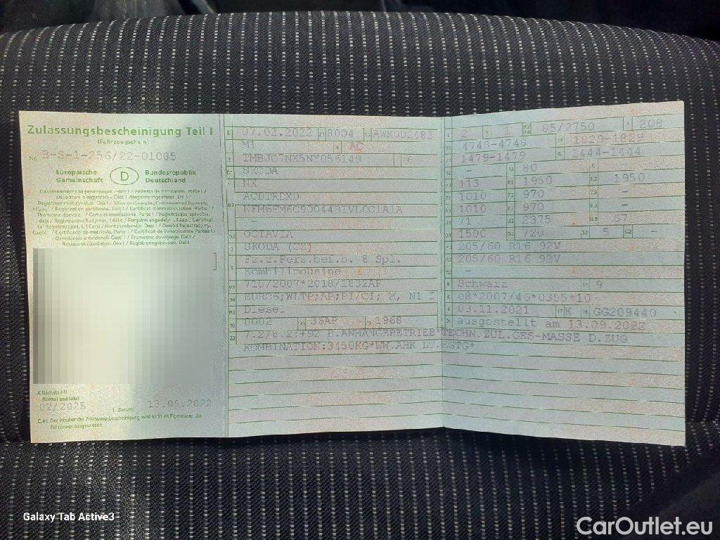 Skoda  Octavia  Combi Ambition 2.0 TDI 85KW MT6 E6d #79