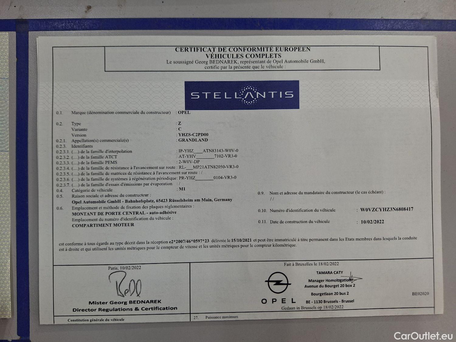 Opel   Grandland X Opel, Grandland FL'21, Opel Grandland 1.5 Turbo D S/S AT8 Business Elegan #17