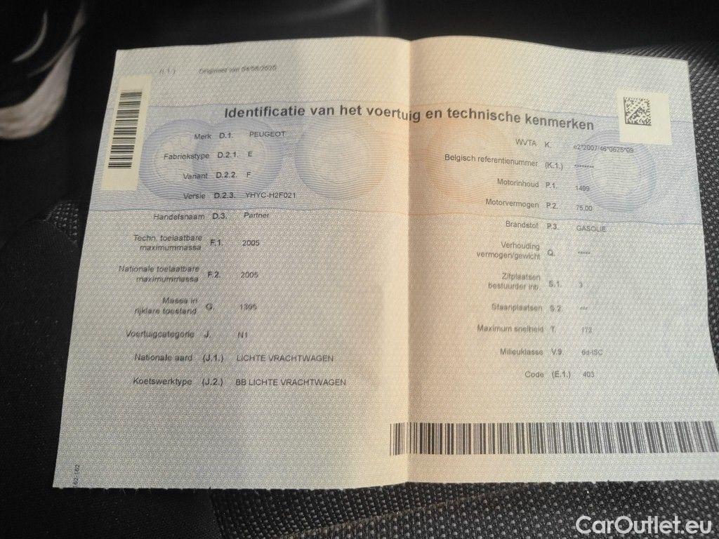 Peugeot  Partner Peugeot  1.5 BHDi L1 Light 75kW s/s Premium 4d #11