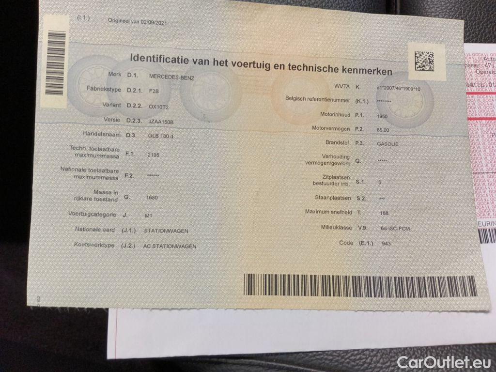 Mercedes  GLB Mercedes-Benz   180 d Business Solution 5d #12