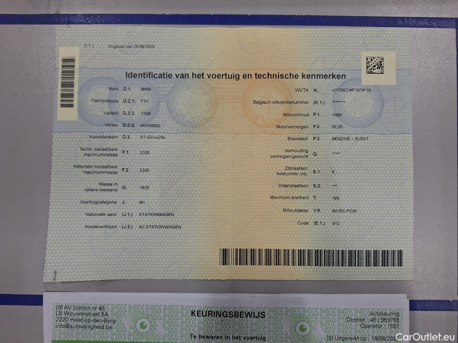 Bmw  X1 BMW,  FL'19, BMW  xDrive25e (162 kW) 5d #11