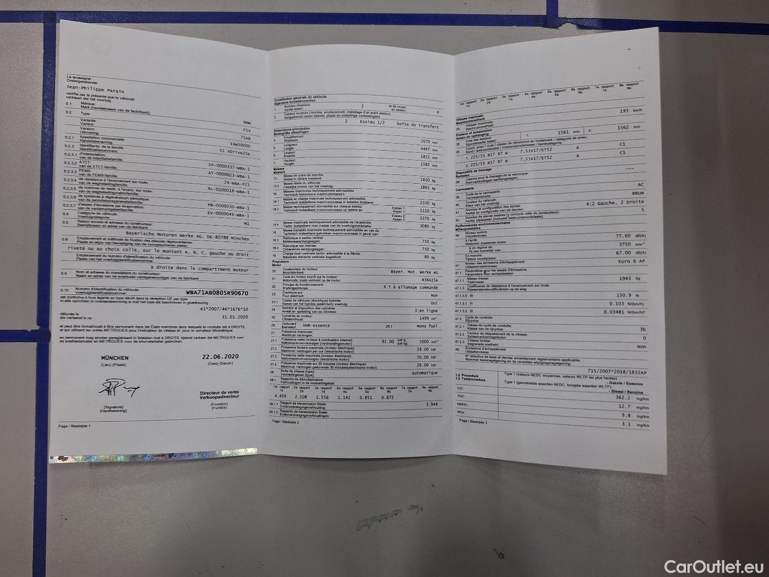 Bmw  X1 BMW,  FL'19, BMW  xDrive25e (162 kW) 5d #16