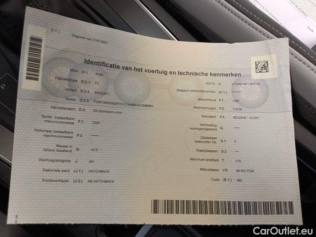 Audi  Q3 Audi  Sportback 45 TFSI e S tronic 5d #11