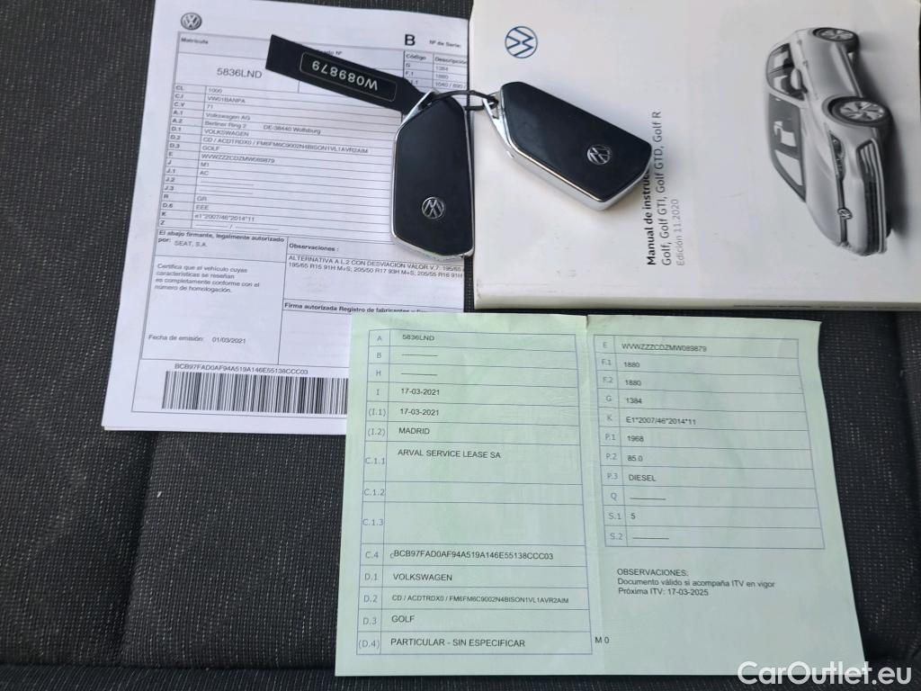 Volkswagen  Golf  VIII Lim. Life 2.0 TDI 115CV MT6 E6dT #9