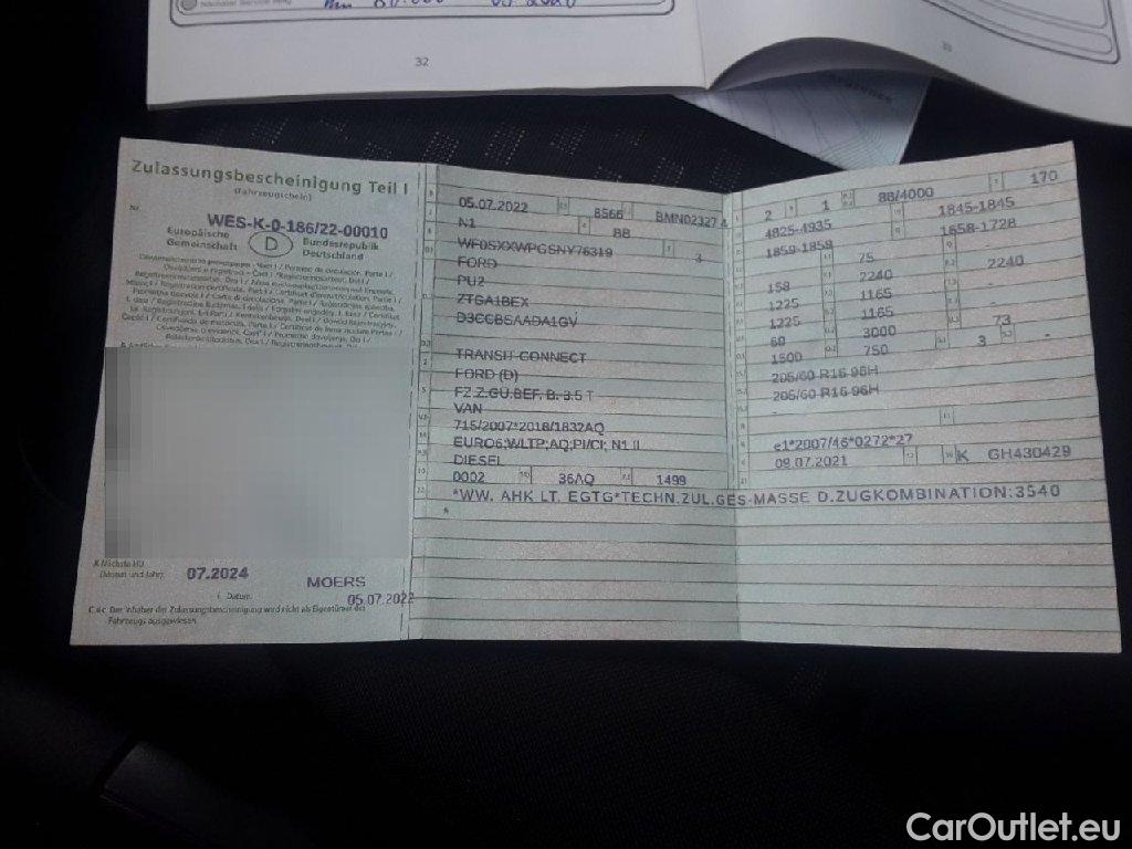 Ford  Transit Connect  Kasten lang Trend 1.5 EcoBlue 88KW AT8 E6d #50