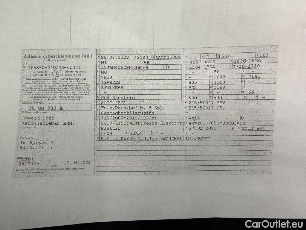 MG  EHS MG MG4 Standard 5d 125kW #33