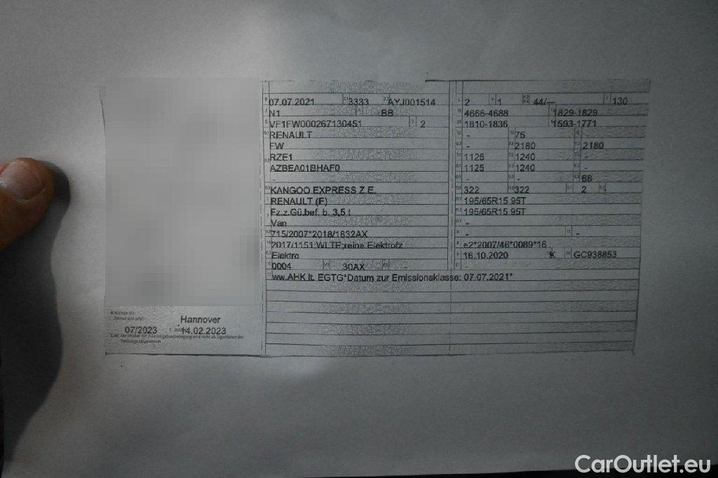 Renault  Kangoo  Z.E. 33 Maxi 2-Sitzer 33kWh #54