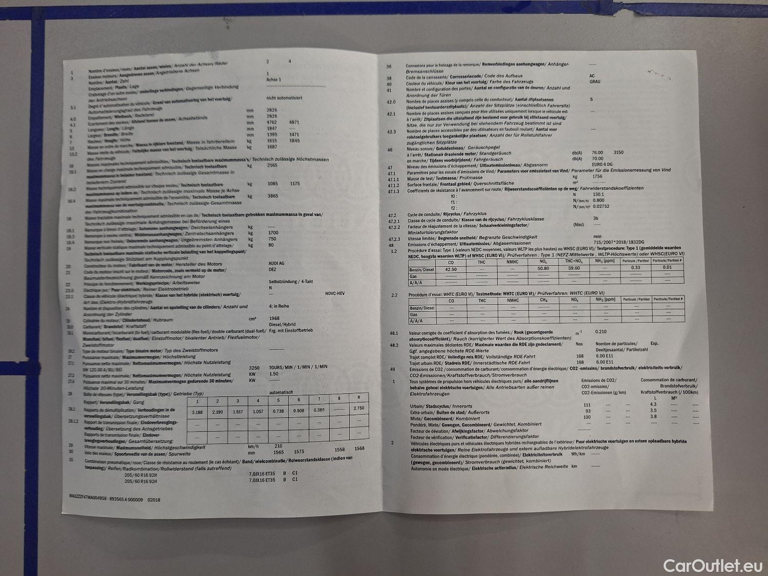 Audi  A4 Audi,  Avant FL'19, Audi  Avant 2.0 35 TDi 120kW S tronic Business E #17