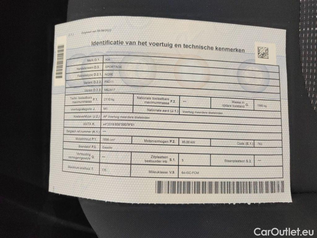 KIA  Sportage KIA  1.6 CRDi 6MT Pulse 5d #11