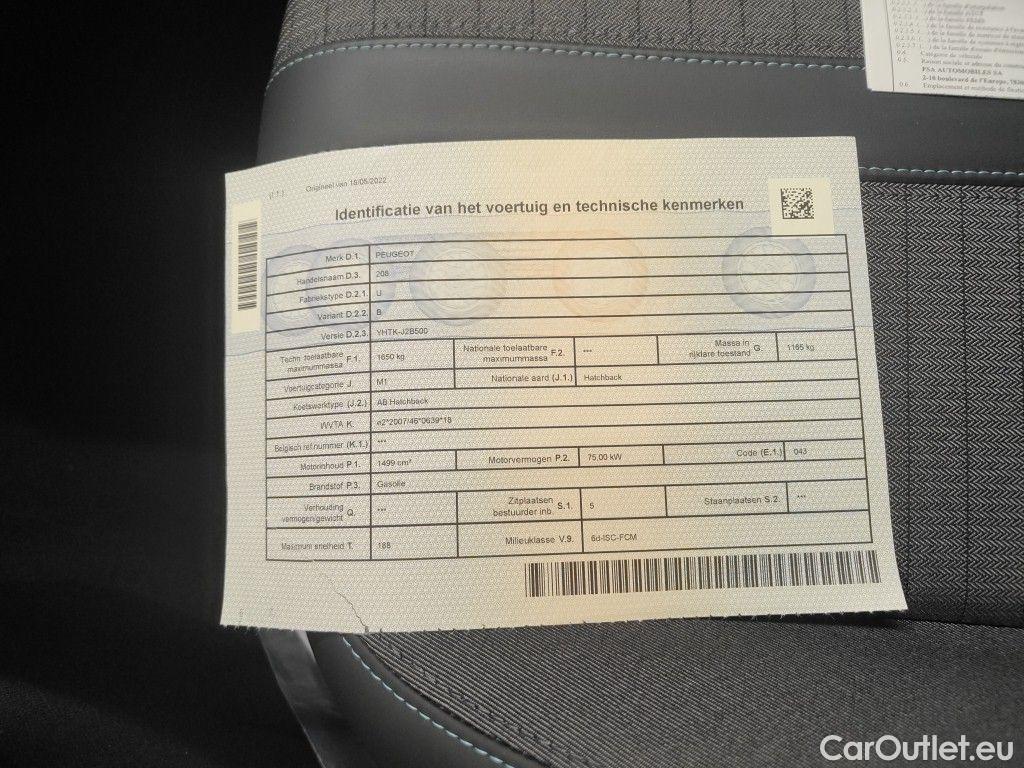 Peugeot  208 Peugeot  1.5 BlueHDi 100 MAN6 S&S Allure pack 5d #11