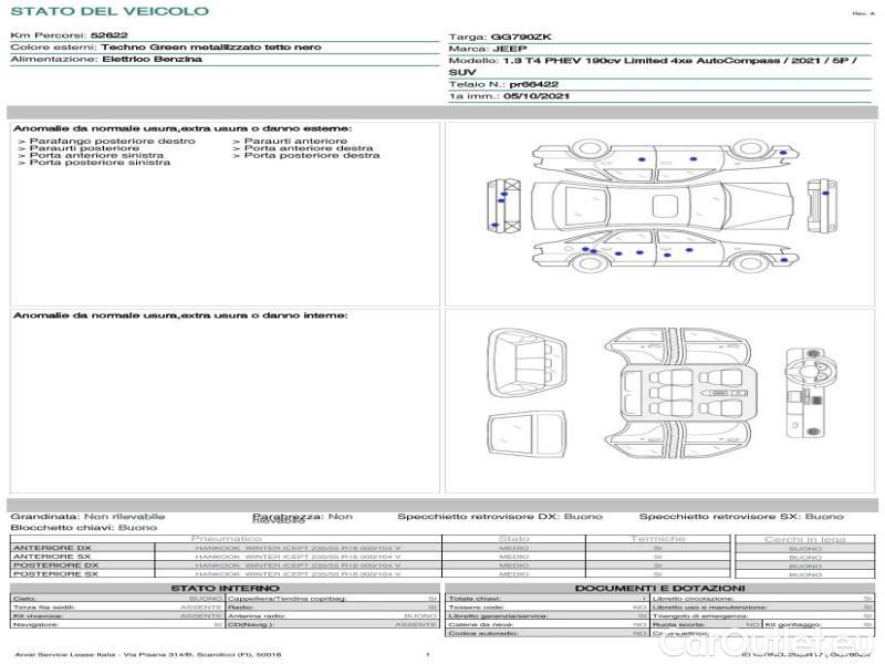 Jeep  Compass JEEP  / 2021 / 5P / SUV 1.3 T4 PHEV 190CV LIMITED 4XE AUTO #21