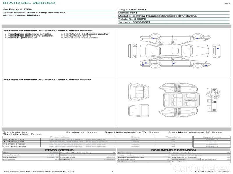Fiat  500 FIAT  / 2020 / 3P / BERLINA ELETTRICA PASSION #21