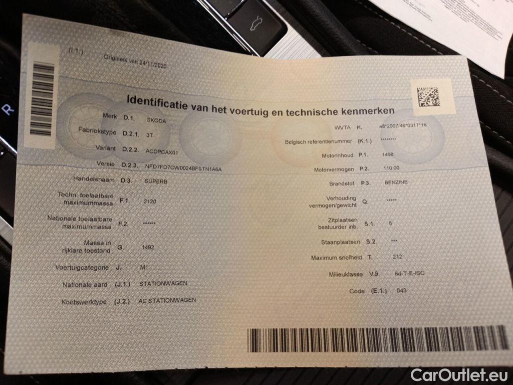 Skoda  Superb Skoda  Combi 1.5 TSI ACT 110kW DSG7 Ambition 5d #11