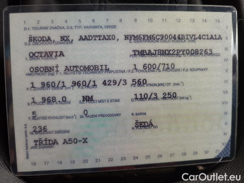 Skoda  Octavia  Lim. (NX3)(2020) Oct.2.0TDI 110 Ambition 5d #17