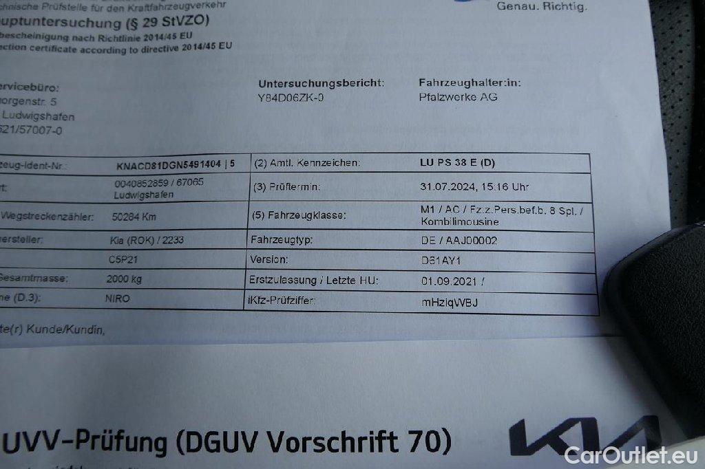 KIA  Niro  Spirit Plug-in Hybrid 1.6 104KW AT6 E6d #30