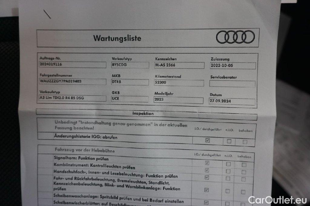 Audi  A3  Limousine 30 TDI S line 2.0 TDI 85KW AT7 E6d #28