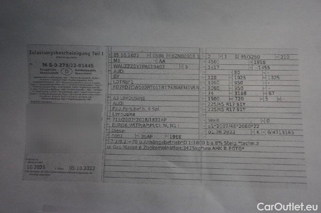Audi  A3  Limousine 30 TDI S line 2.0 TDI 85KW AT7 E6d #29