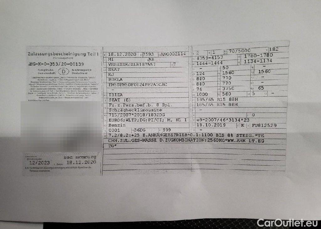 Seat  Ibiza  Style 1.0 TSI 70KW MT5 E6dT #47