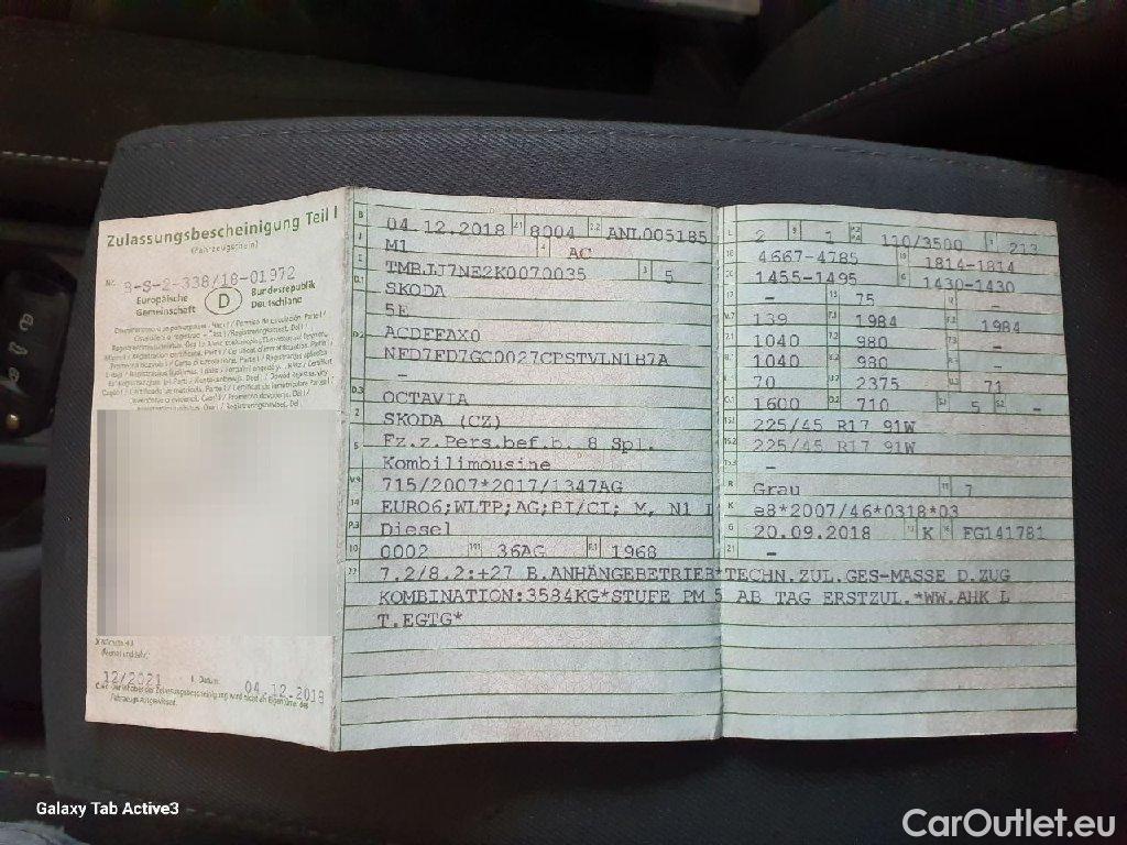 Skoda  Octavia  Combi Clever 2.0 TDI 110KW AT7 E6 #87