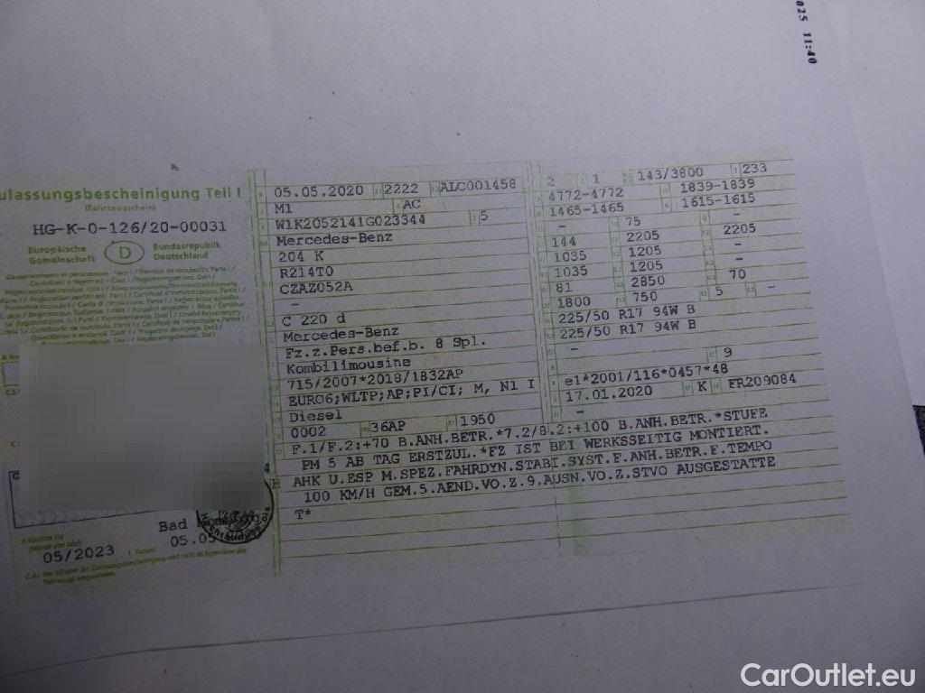 Mercedes  C-Klasse C -Klasse T-Modell C 220 d T (205.214)Avantgarde 143KW AT9 E6d #45