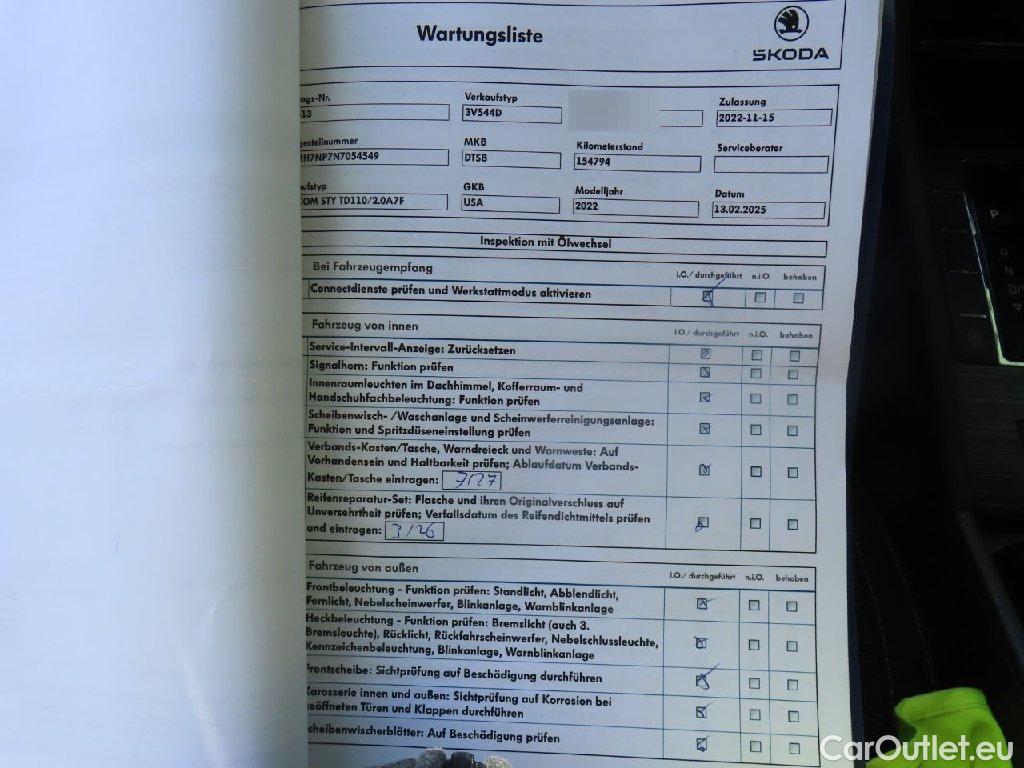 Skoda  Superb  Combi Style 2.0 TDI 110KW AT7 E6d #55