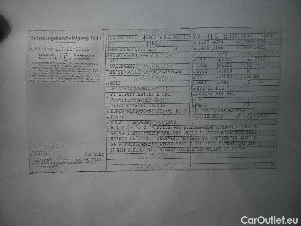 Volkswagen  Golf  VII Variant Comfortline BMT/Start-Stopp 2.0 TDI 110KW AT7 E6dT #65