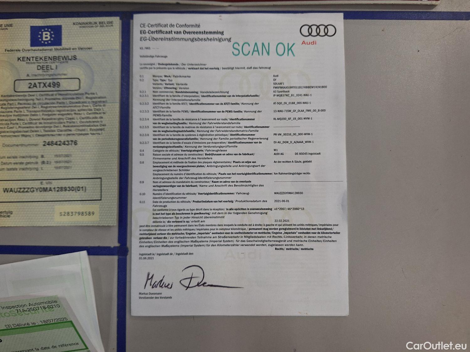 Audi  A3 Audi,  SB '20, Audi  Sportback 1.0 30 TFSi 81kW S line 5d #16