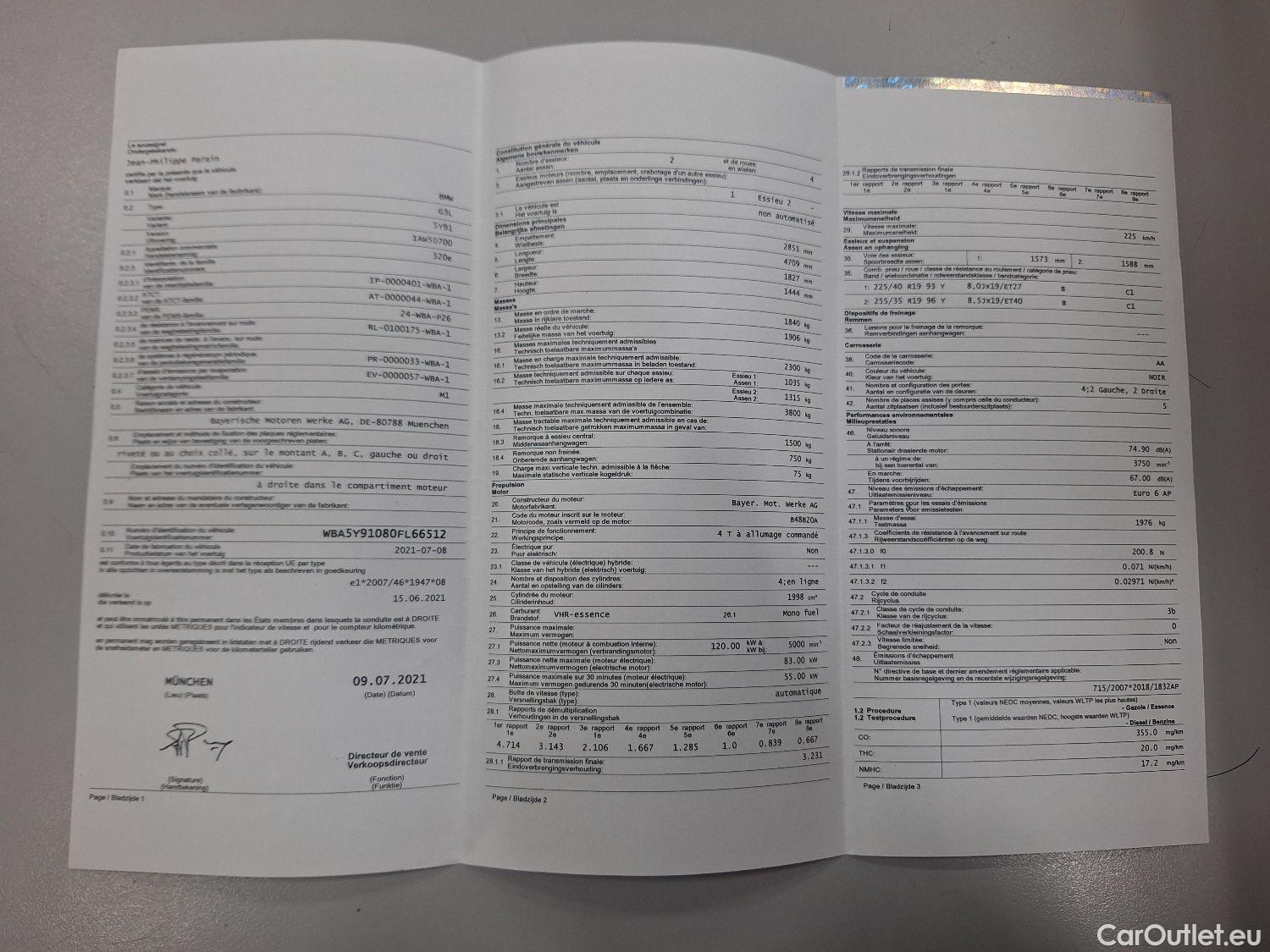 Bmw  Serie 3 BMW, 3-serie '18 PHEV, BMW 3 Reeks Berline 320e (150 kW) 4d #16