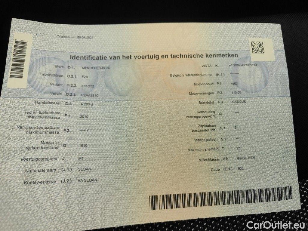 Mercedes  A-Klasse Mercedes-Benz  Limousine A 200d Business Solution Limited 4d #11