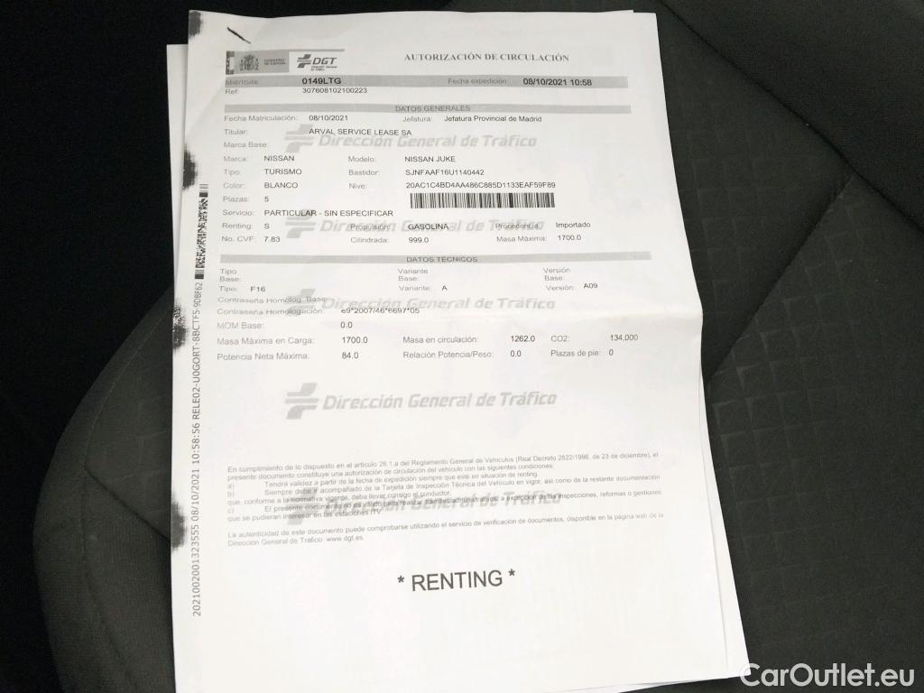  Nissan  Juke NISSAN  / 2019 / 5P / crossover DIG-T 84 kW (114 CV) 6M/T Acenta #2