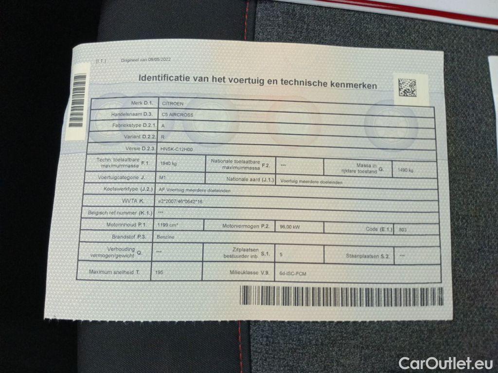 Citroen  C5 Citroën  Aircross 1.2 PureTech 130 S&S MAN6 Live 5d #11