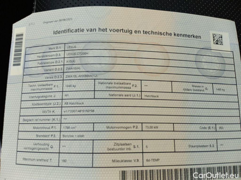 Lexus  CT Lexus  200h Executive Line 5d #11