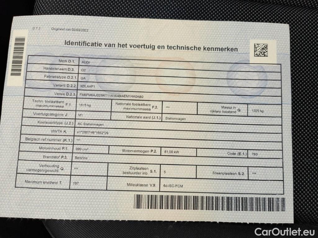 Audi  Q2 Audi  1.0 30 TFSI 81kW Attraction 5d #11