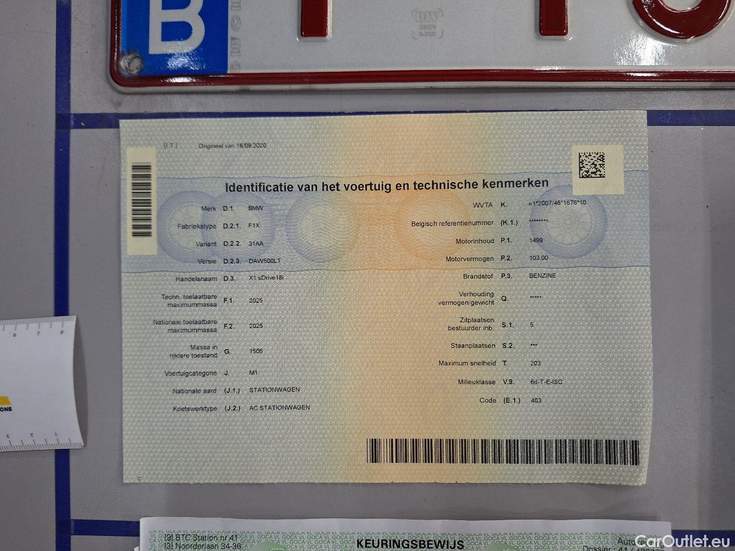 Bmw  X1 BMW,  FL'19, BMW  sDrive18iA (103 kW) 5d #11