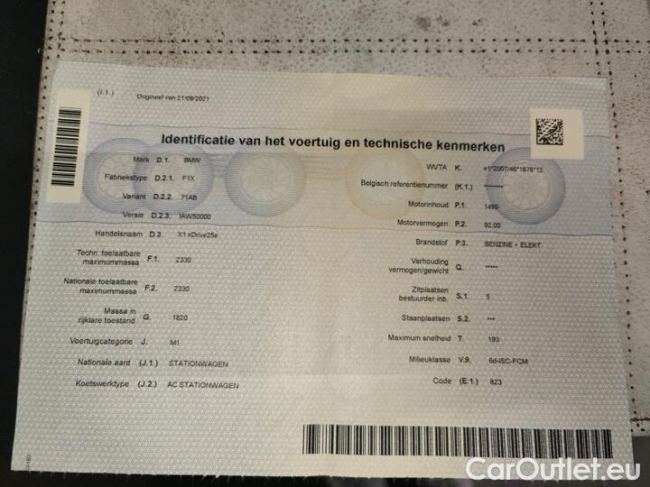 Bmw  X1  xDrive25e (162 kW) (PHEV) 162kW/220pk  5D/P Auto-6 #12