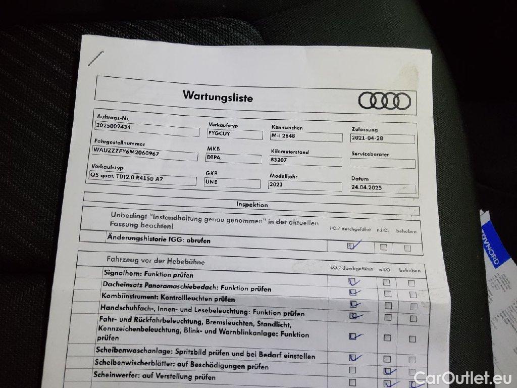 Audi  Q5  40 TDI quattro S line 2.0 TDI 150KW AT7 E6d #39