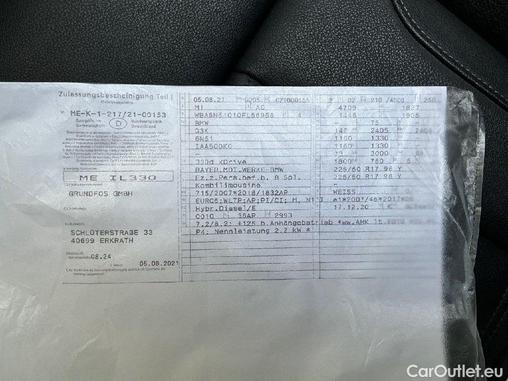 Bmw  Serie 3 Baureihe 3 Touring 330 d xDrive Luxury Line 210KW AT8 E6d #15