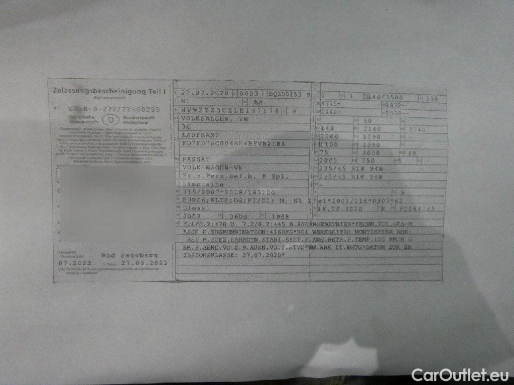 Volkswagen  Passat  Lim. Elegance 2.0 TDI 140KW AT7 E6dT #56