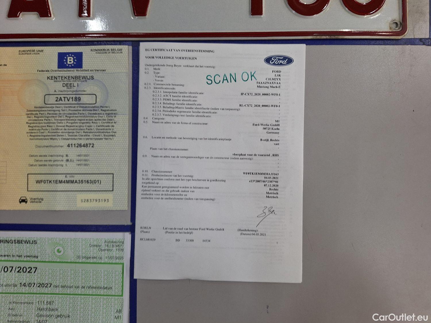 Ford  Mustang Ford,  '20 BEV, Ford  Mach-E 76kWh 190kW Standard Range RWD #17