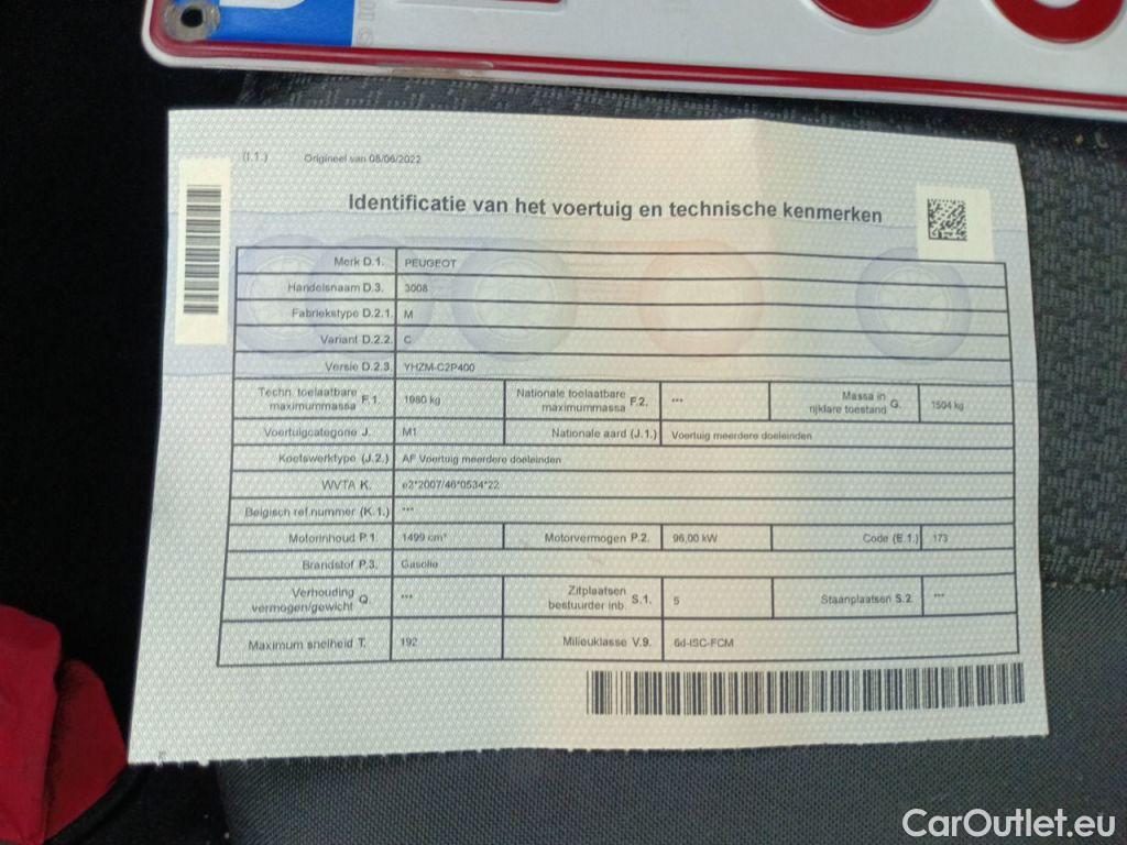 Peugeot  3008 Peugeot  1.5 BlueHDi 96kW S&S Active Pack 5d #11