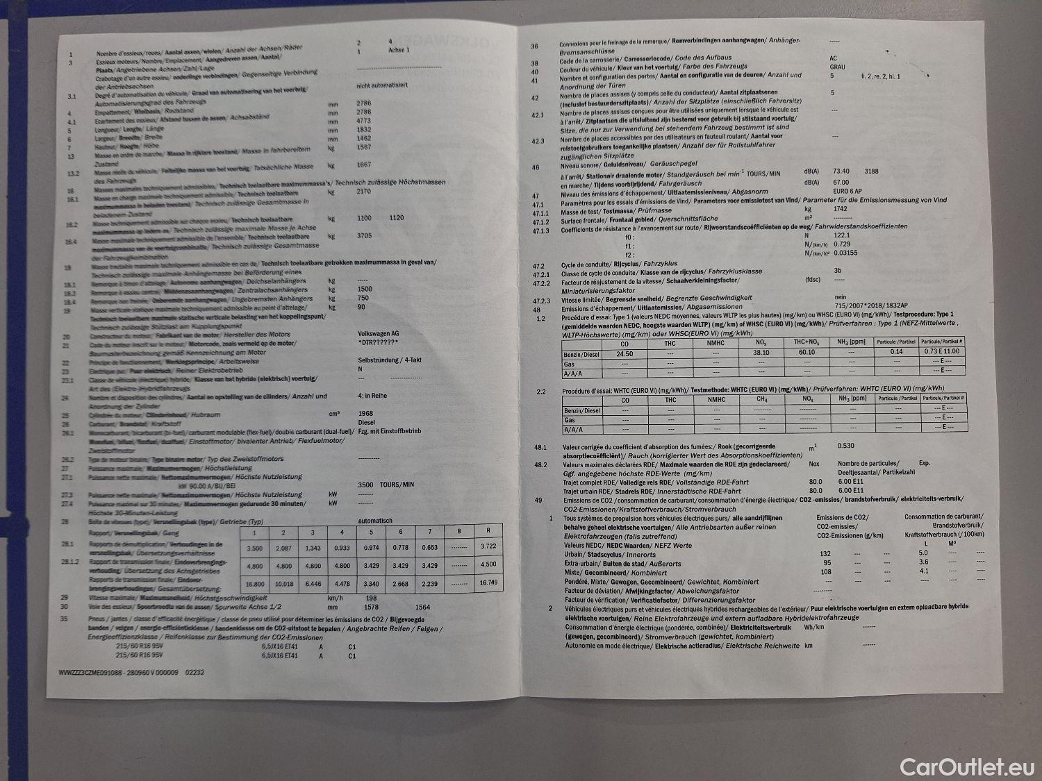 Volkswagen  Passat VW,  Variant FL'19, Volkswagen  Variant 2.0 TDI 90kW DSG Style B #17
