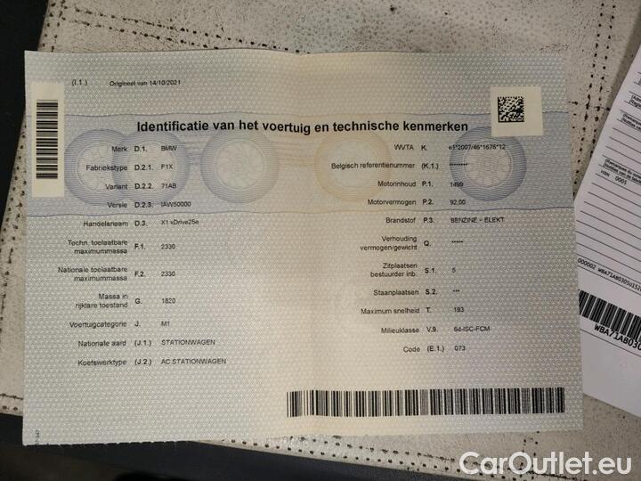 Bmw  X1  xDrive25e (162 kW) (PHEV) 162kW/220pk  5D/P Auto-6 #12