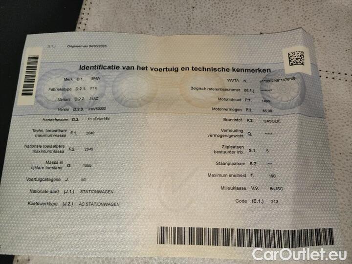 Bmw  X1  sDrive16d (85 kW) 85kW/116pk  5D/P Man-6 #12