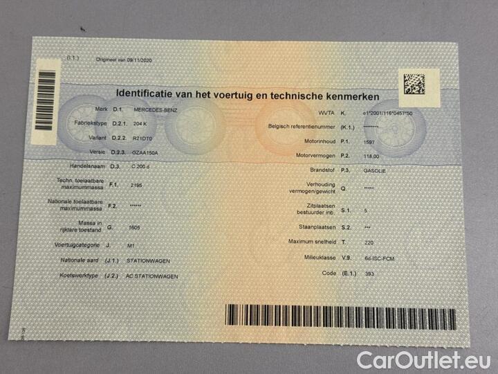 Mercedes  C-Klasse Classe C Break C 200 d Business Solution 118kW/160pk  5D/P Man-6 #12