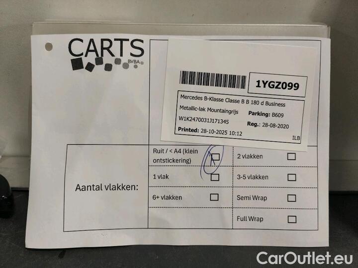 Mercedes  B-Klasse Classe B B 180 d Business Solution 85kW/116pk  5D/P Man-6 #39