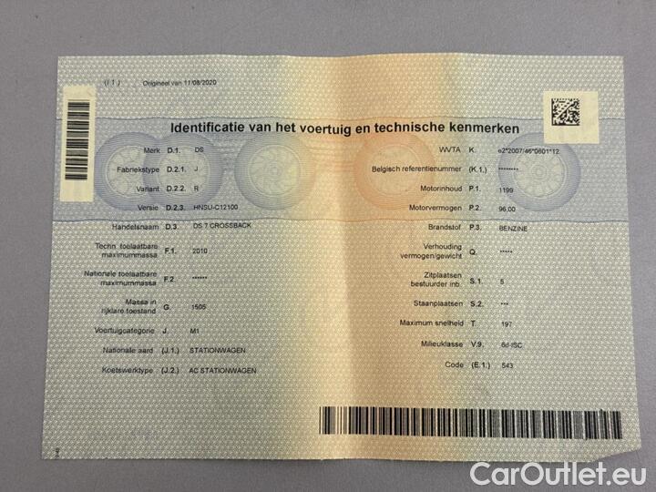 DS  DS7 DS 7 Crossback 1.2 PureTech 130 Auto PERFORMANCE Line 96kW/130pk  5D/P Auto-8 #12